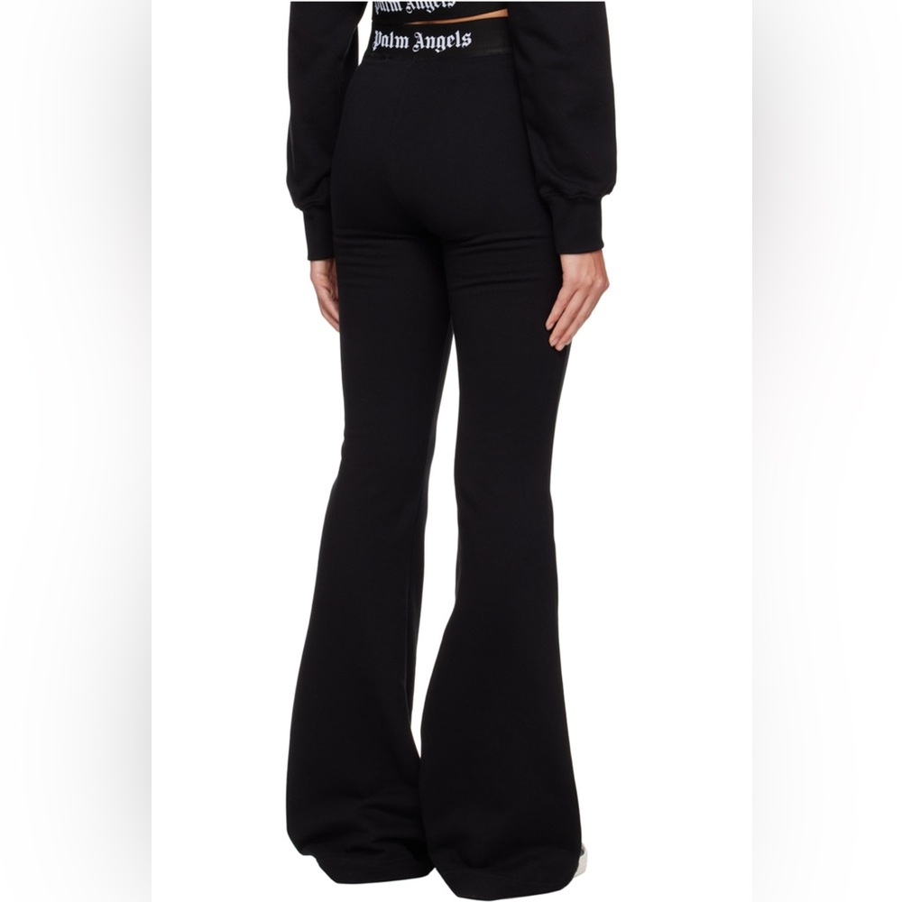 Palm Angels Black Flared Pants - Picture 2 of 6